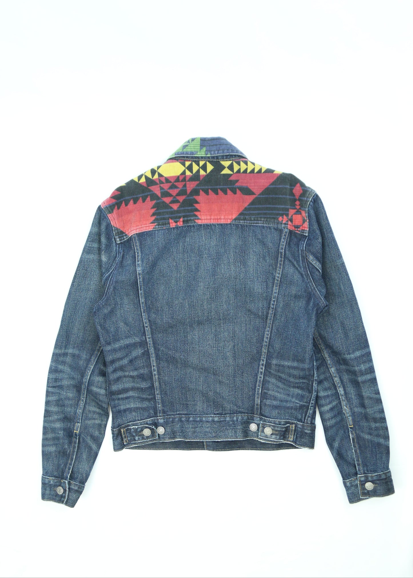Men's Denim & Supply Ralph Lauren Southwestern-inspired Denim Jacket Size Small