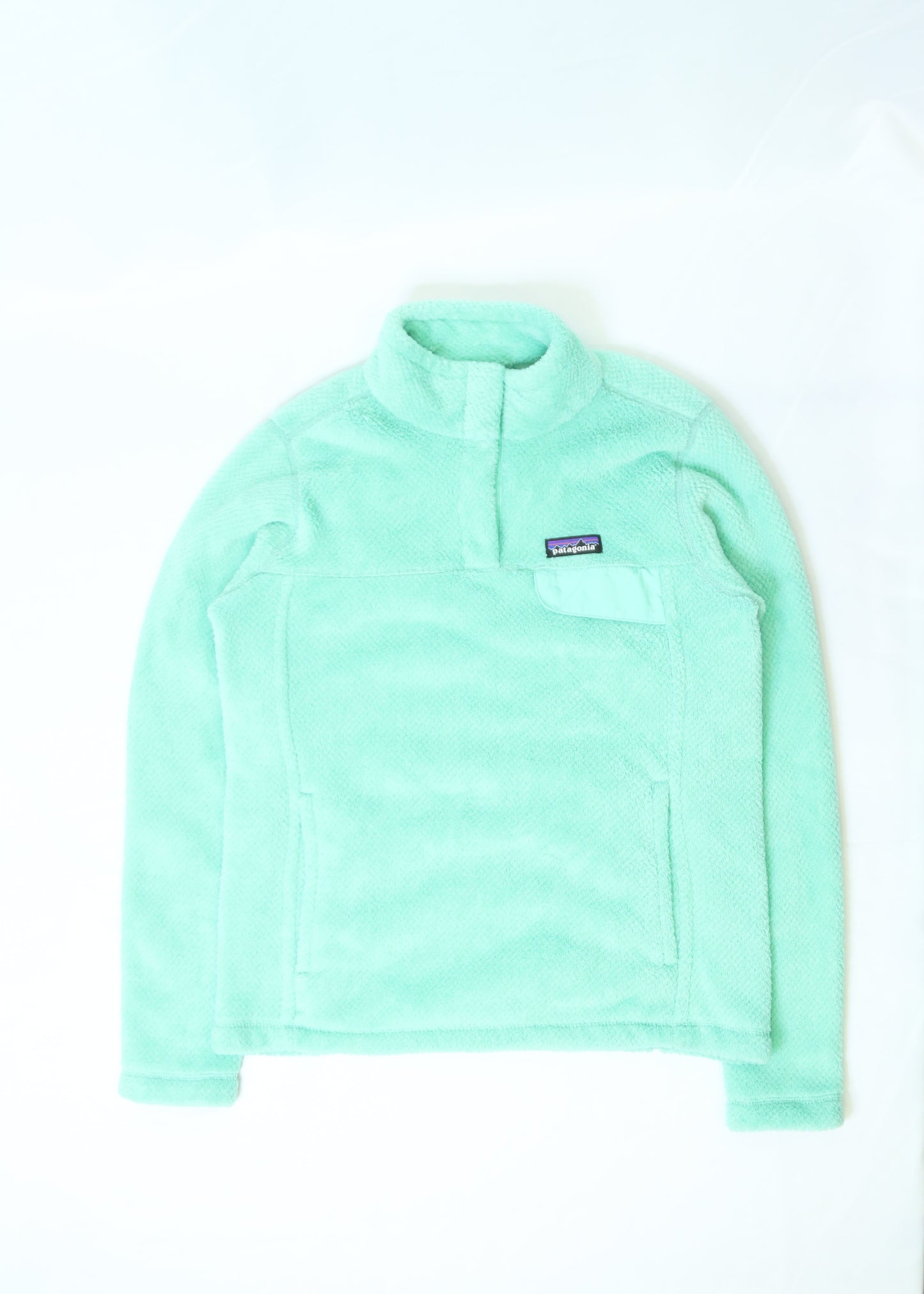 Women's Patagonia Teal Fleece Pullover Size Medium