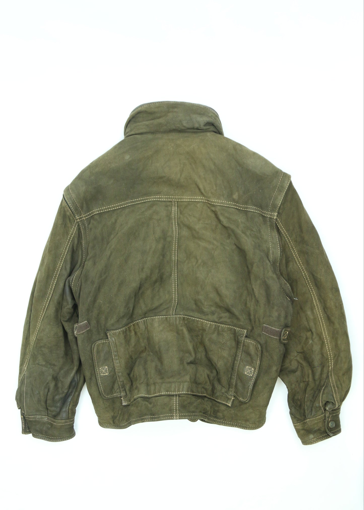 Men's Vintage High Tradition Suede Leather Jacket Size Medium