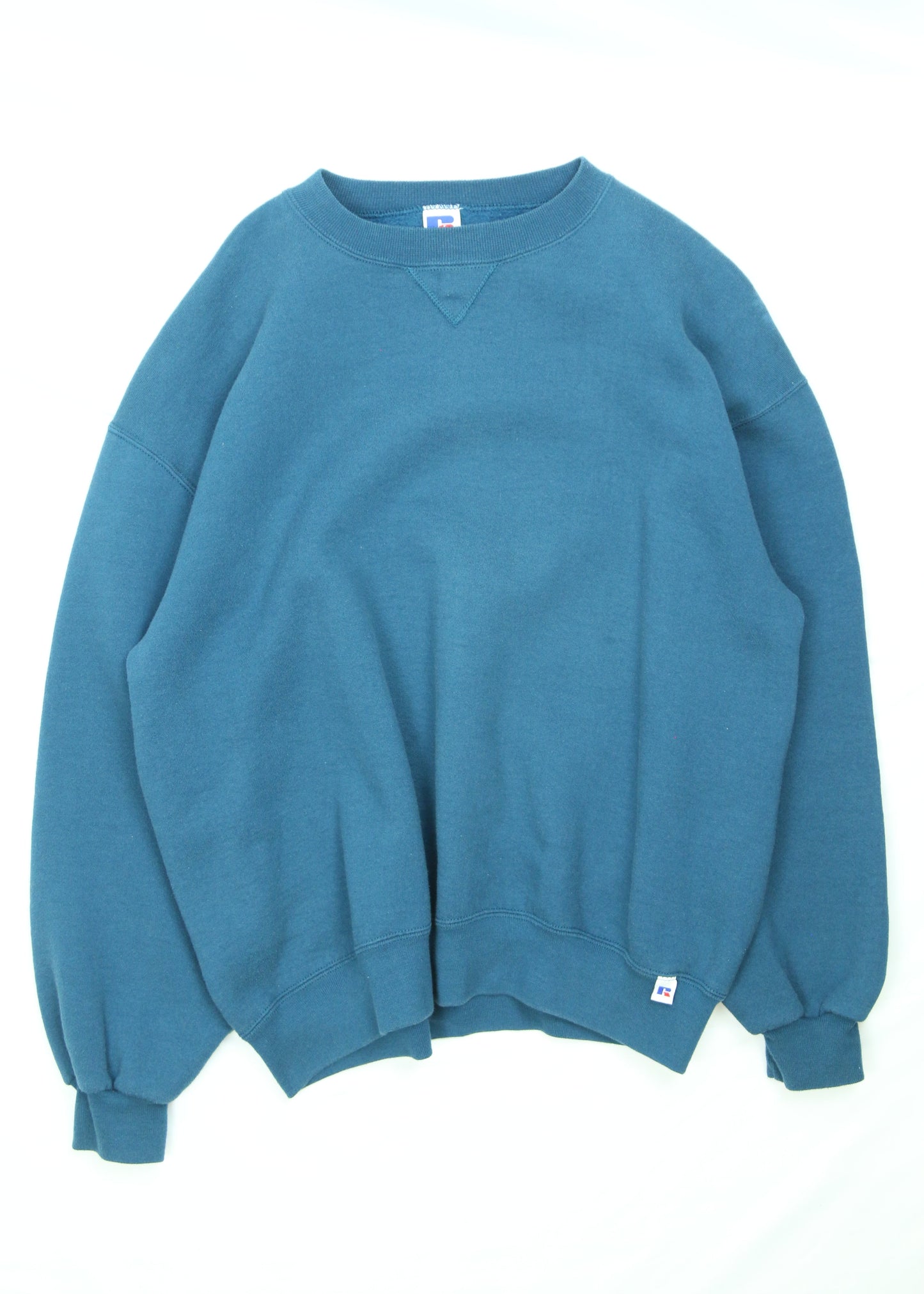 Men's Vintage Teal Russell Athletic Crewneck Sweatshirt Size XL
