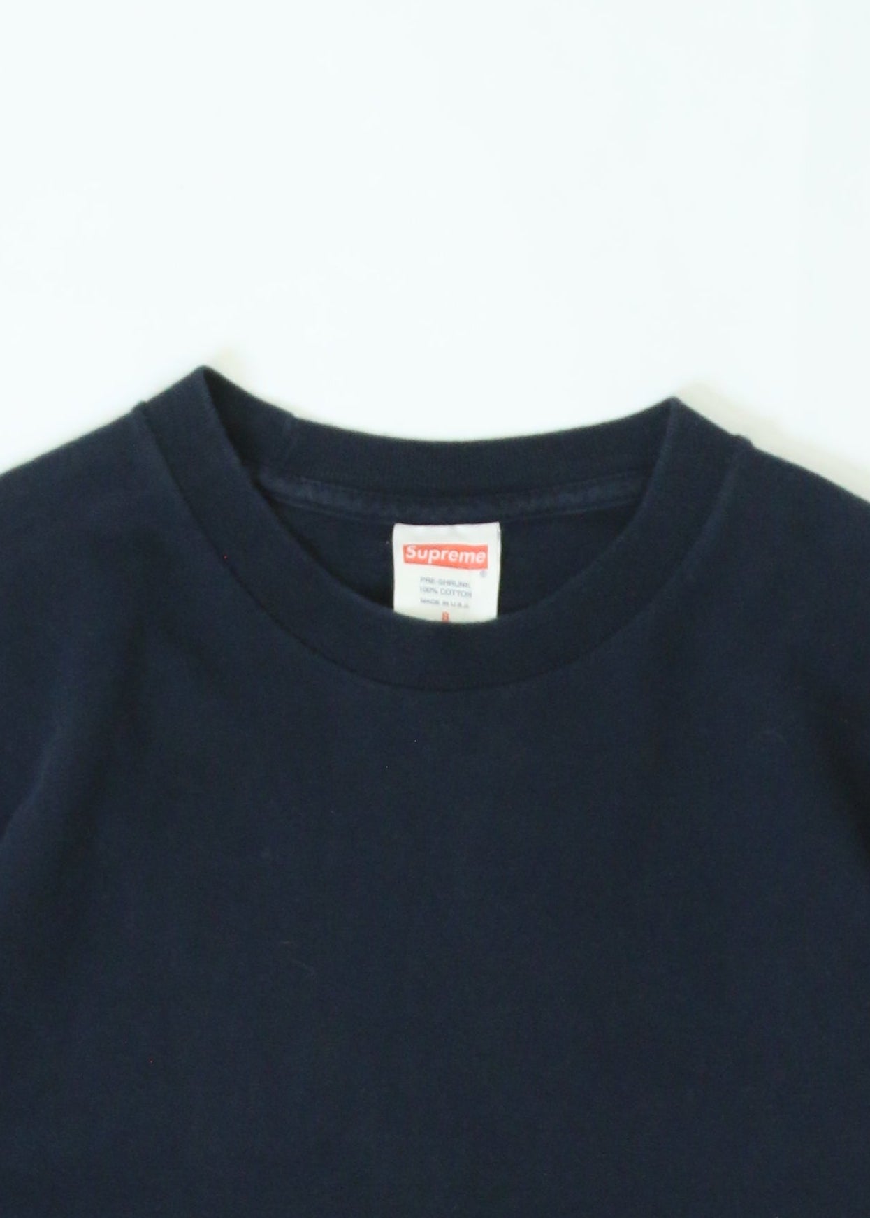 Men's Supreme Blank T-Shirt Size Small