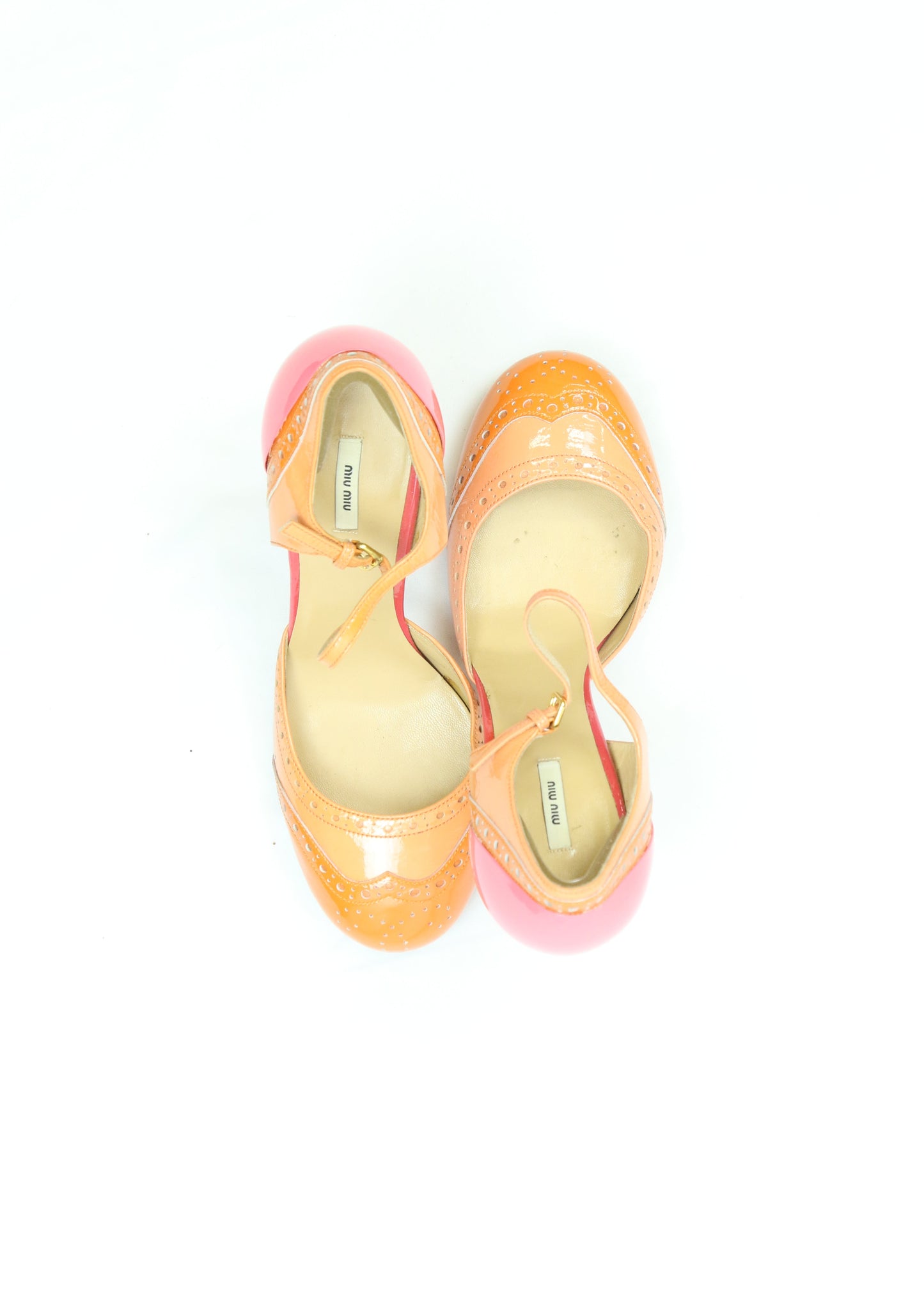Women's Multicolour Patent Leather Heels Size 6.5