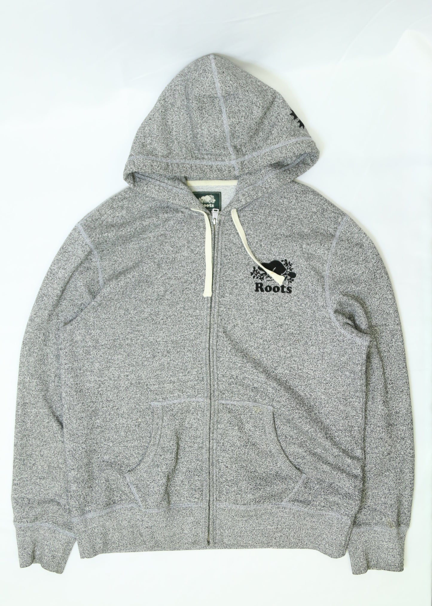 Men's Salt & Pepper Roots Zip-Up Hoodie SIze Large