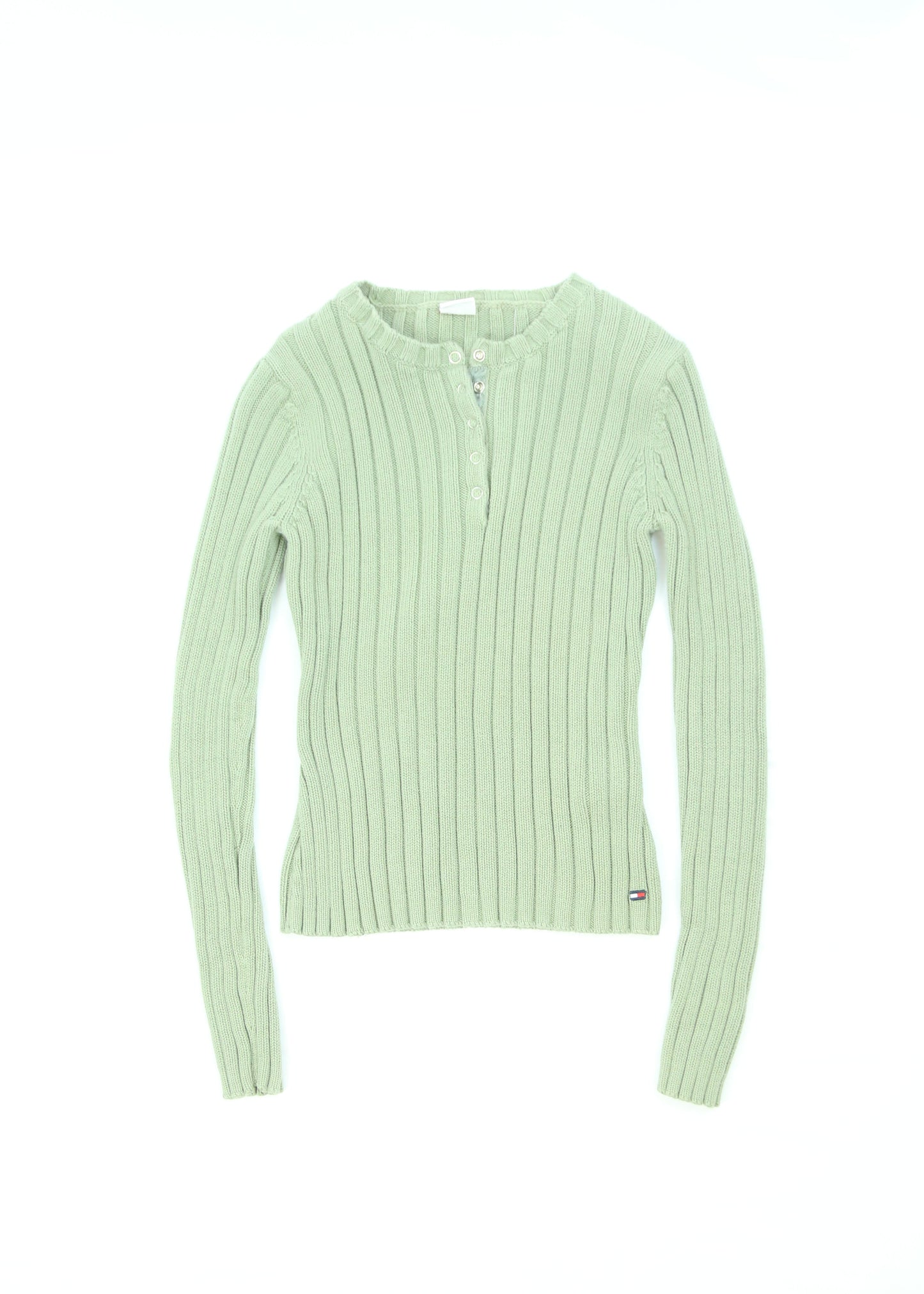 Women's Vintage Tommy Henley Sweater Size Large