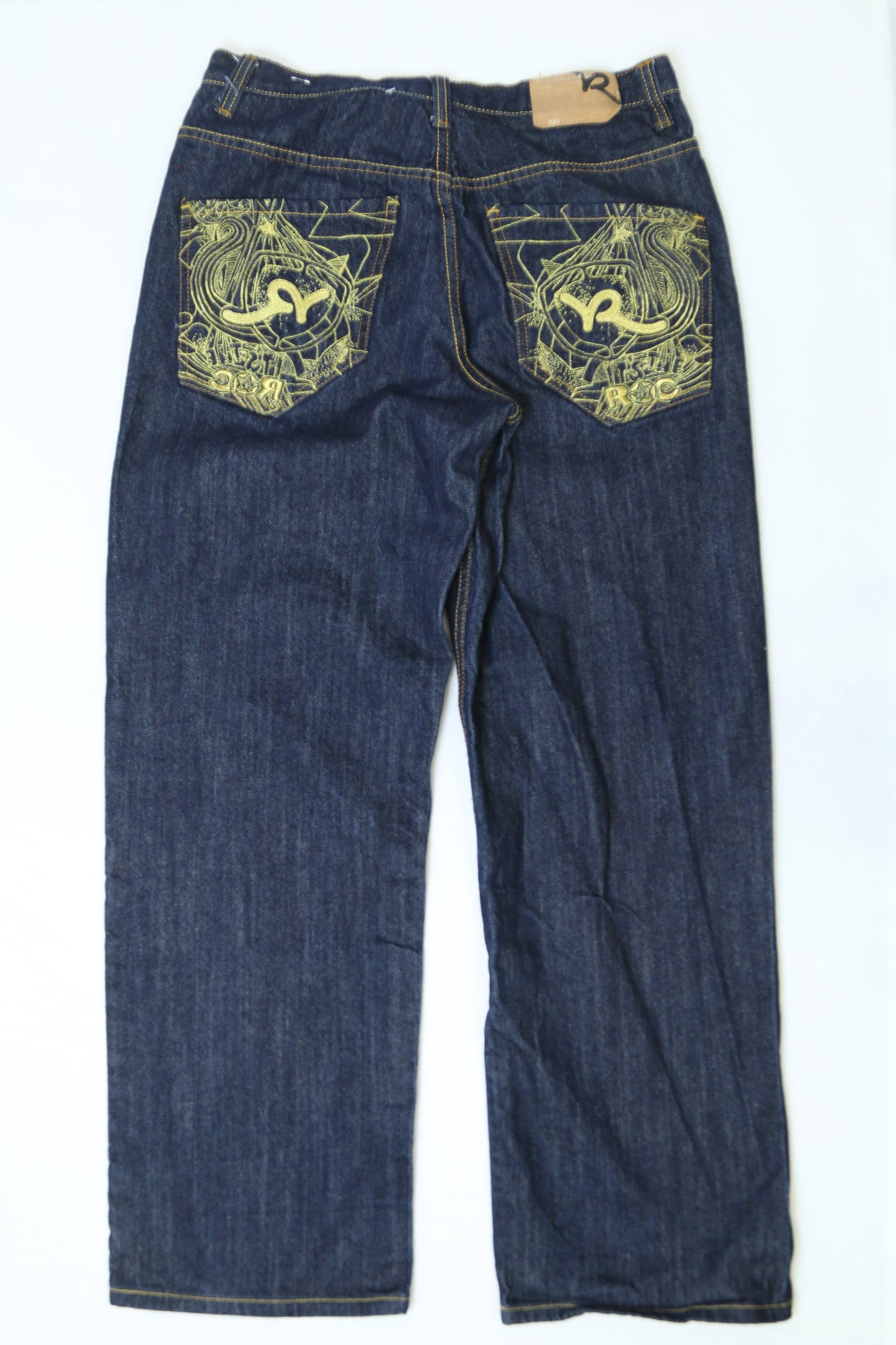Men's Vintage Rocawear Baggy Denim Jeans Size 34"