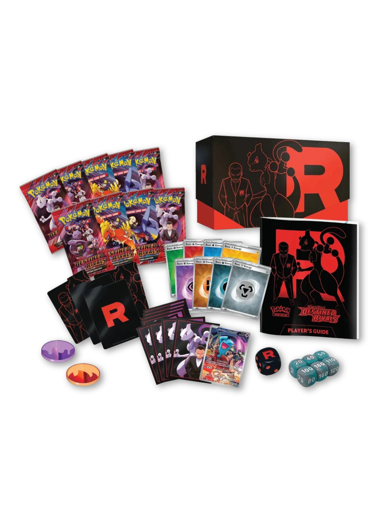 Pokemon TCG Scarlet & Violet Destined Rivals ETB Contents