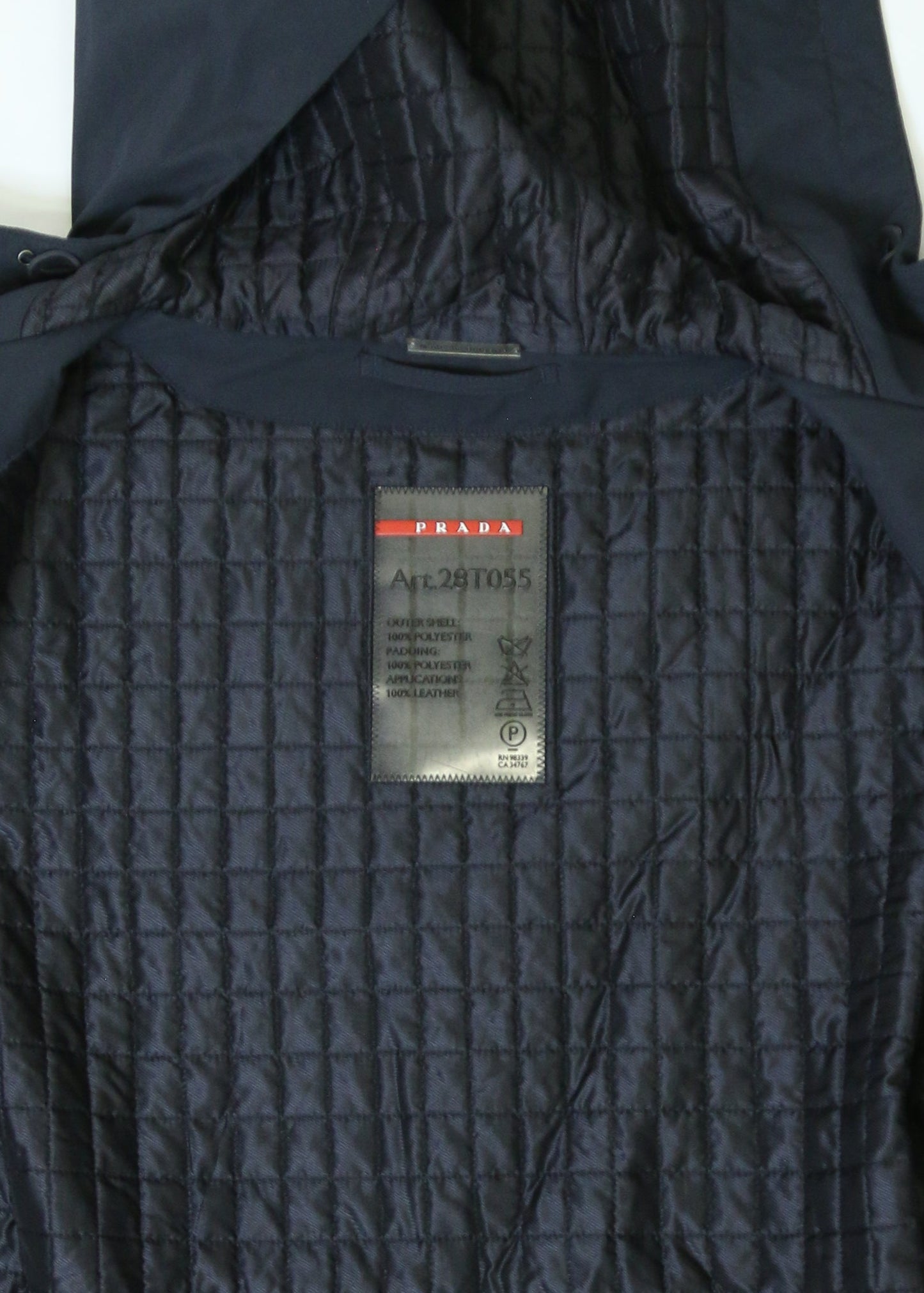 Women's Prada Insulated Shell Jacket Size 40 Small
