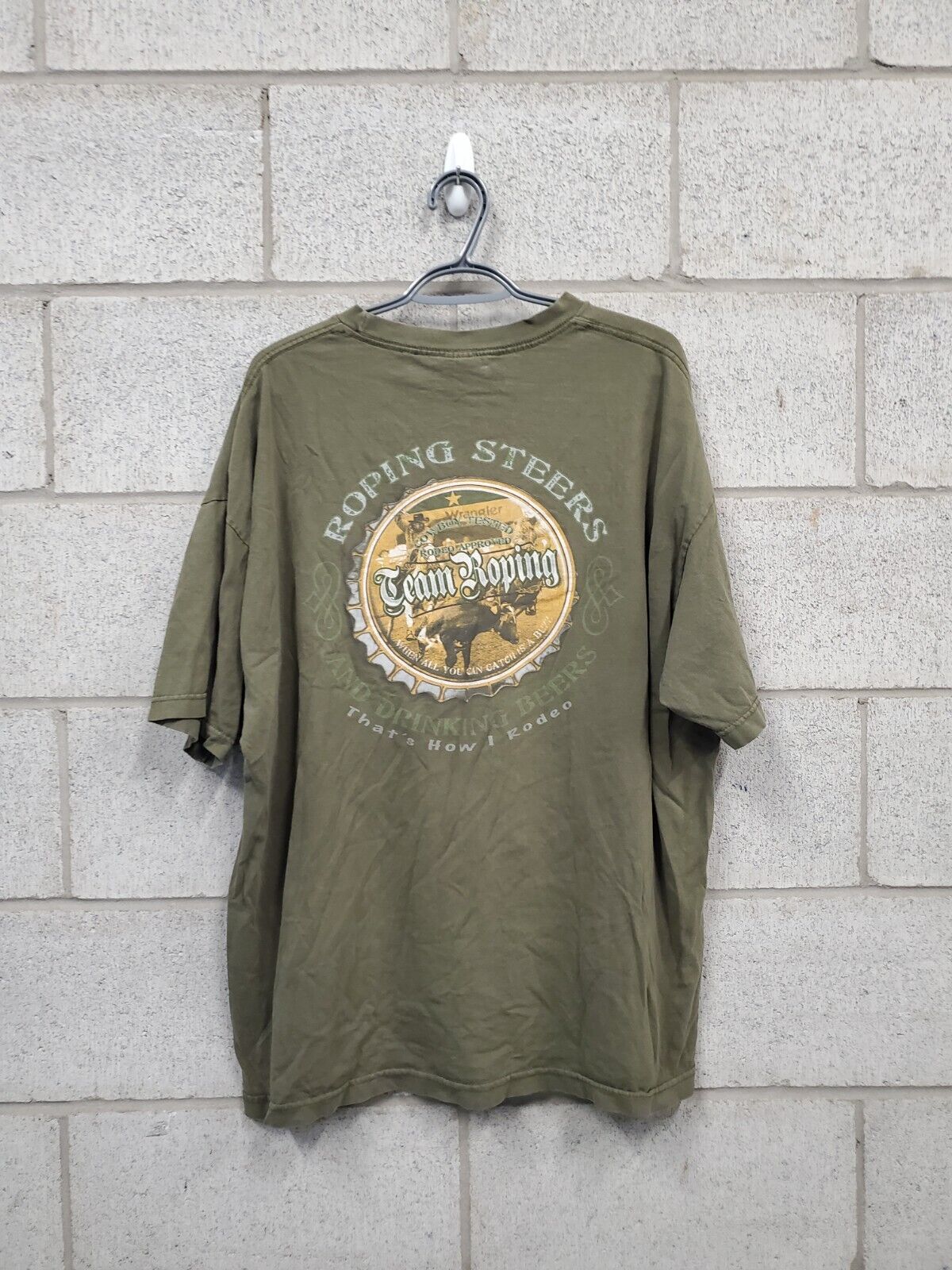 Mens Wrangler T-Shirt Fits XL