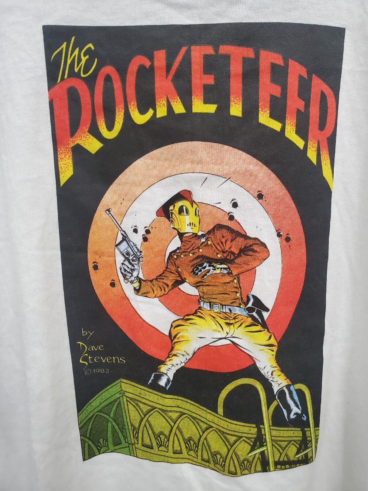 Mens 1982 The Rocketeer Stedman T-Shirt Size Large