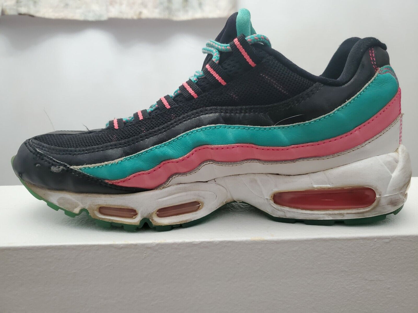Mens 2008 Nike Air Max 95 Miami Vice Shoes Sneakers Size 9.5US