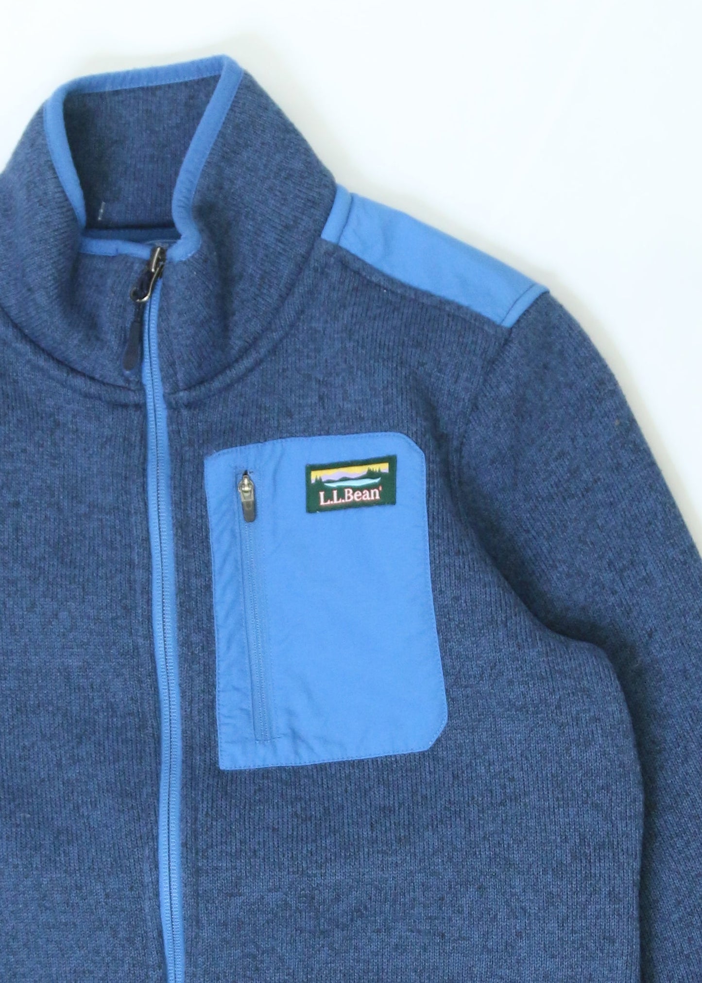 Women's LL Bean Blue Fleece Size Small