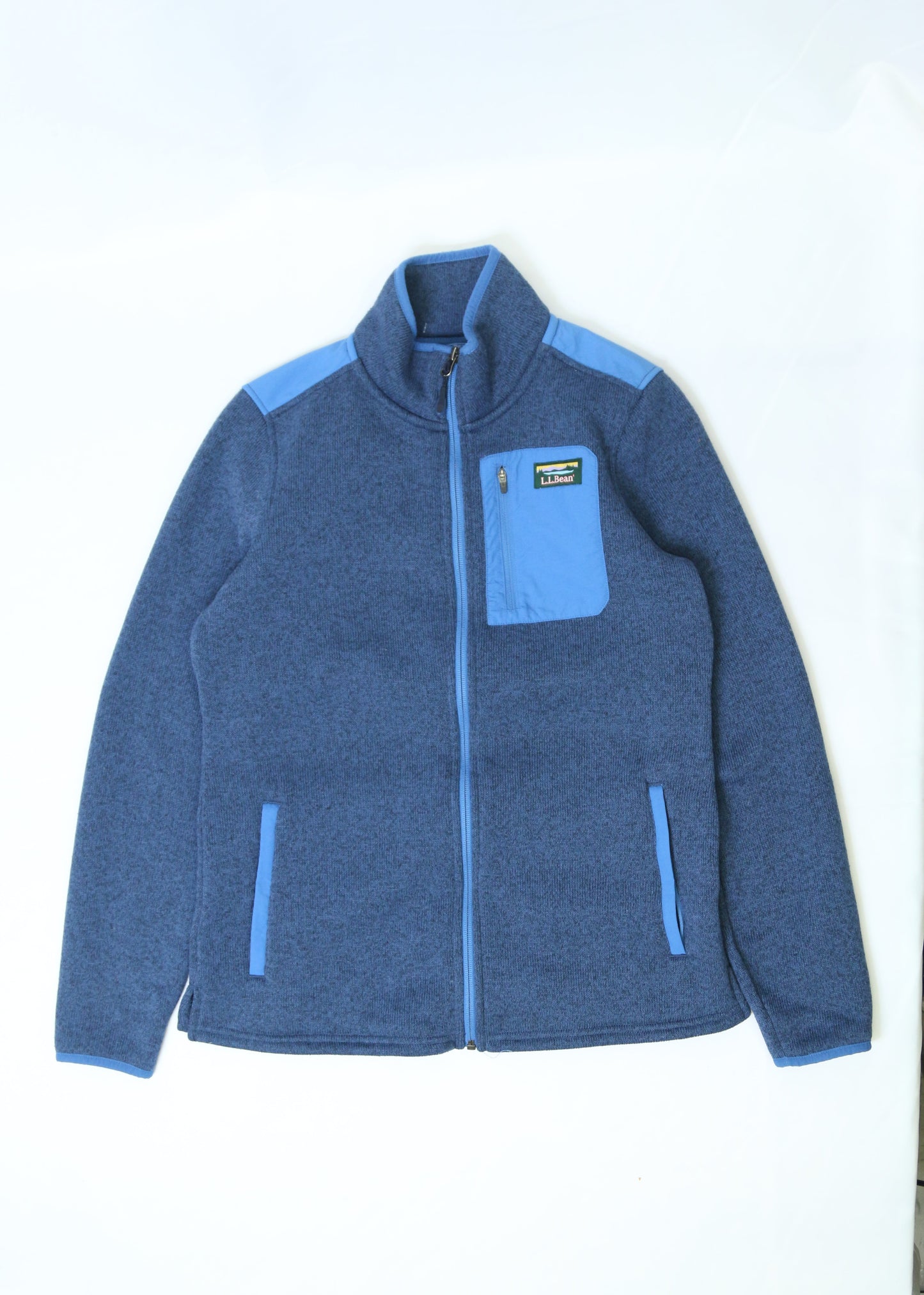 Women's LL Bean Blue Fleece Size Small