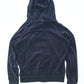 Women's Juicy Couture Y2K Navy Blue Velvet Hoodie Size Large