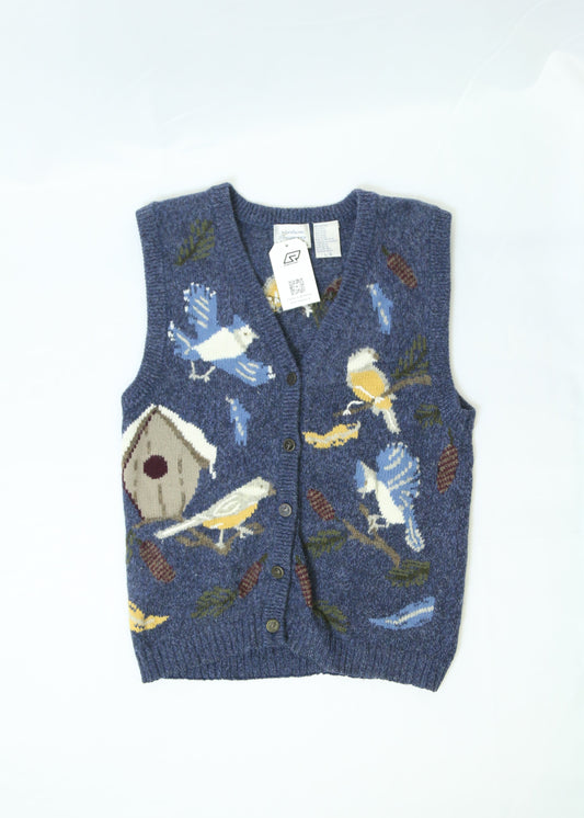 Men's Vintage Northern Treasures Sweater Vest Size Large