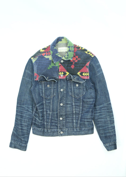 Men's Denim & Supply Ralph Lauren Southwestern-inspired Denim Jacket Size Small