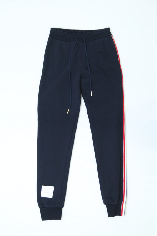 Women's Thom Browne RWB Stripe Loopback Track Pants Size 2XS