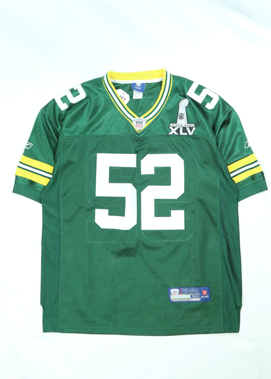 Men's Vintage Reebok Clay Matthews Green Bay Packers Jersey Size XL