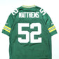Men's Vintage Reebok Clay Matthews Green Bay Packers Jersey Size XL