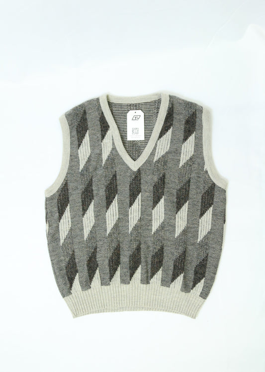 Men's Patterned Sweater Vest Size Large