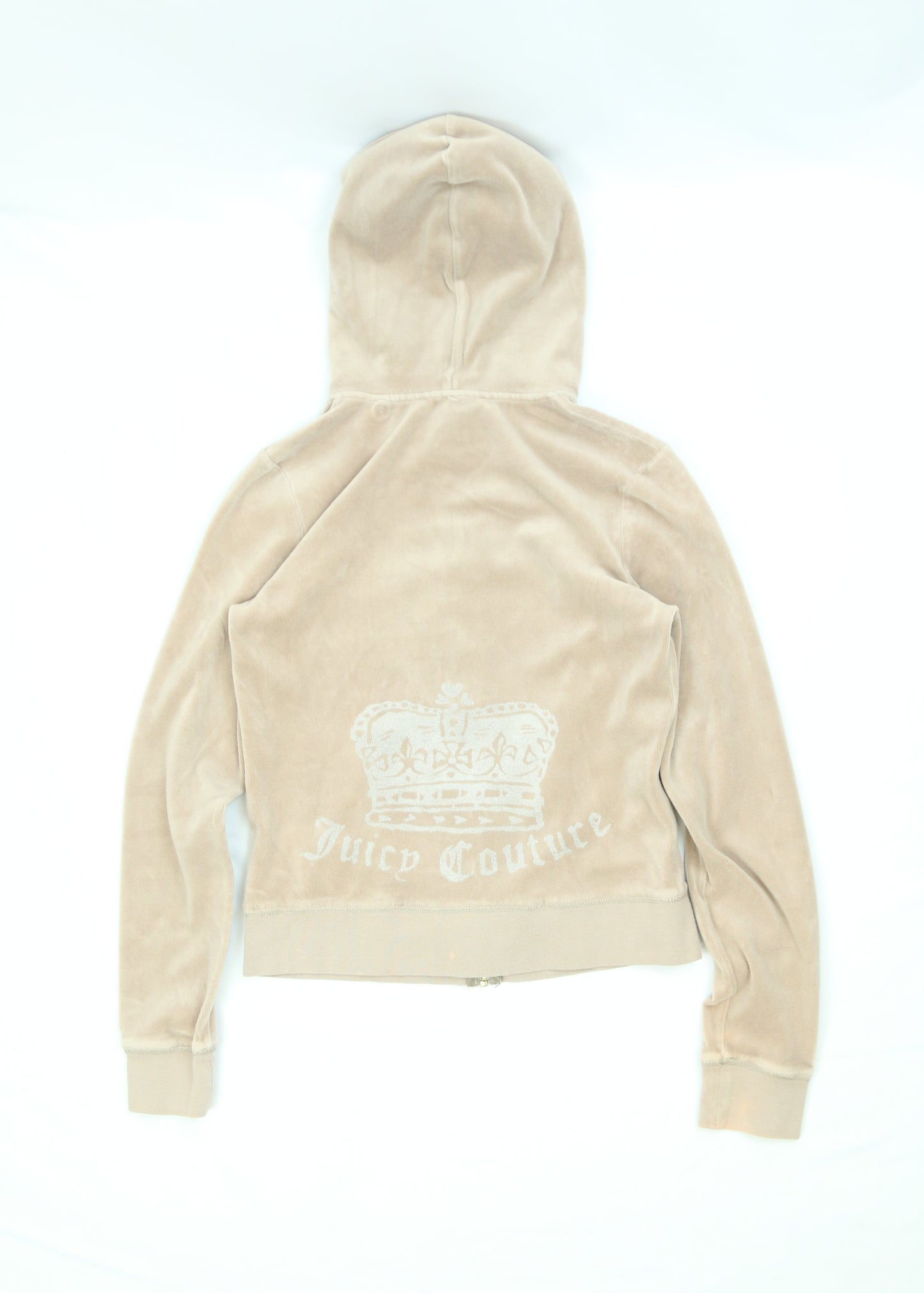 Women's Juicy Couture Beige Robertson Hoodie Size Medium