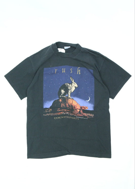 Men's Vintage 1993 Rush Counterparts Concert Tour T-shirt Size Large