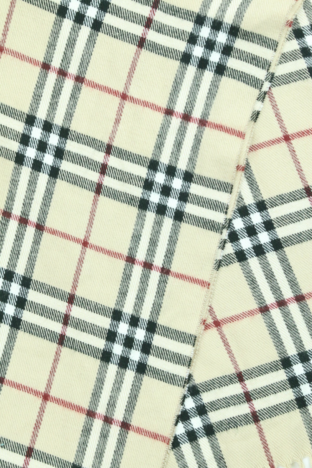 Burberry Check Wool Scarf