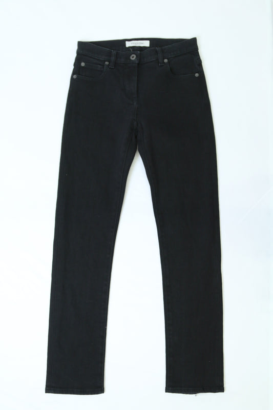 Women's Black Valentino Slim Denim Pants Size 25"