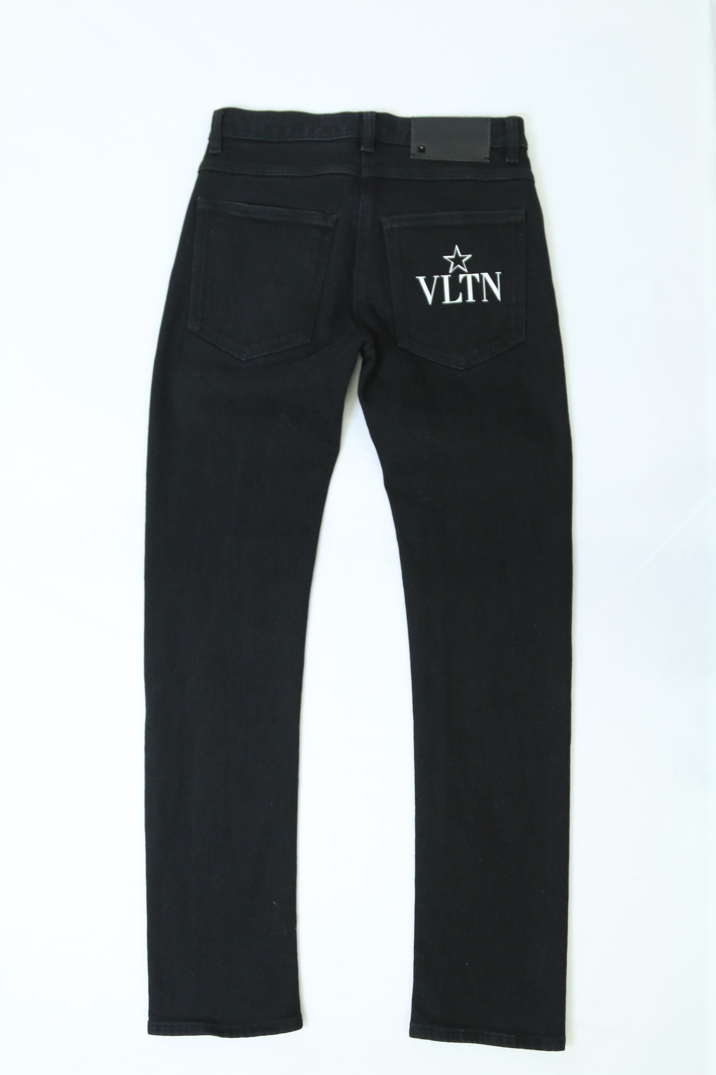 Women's Black Valentino Slim Denim Pants Size 25"