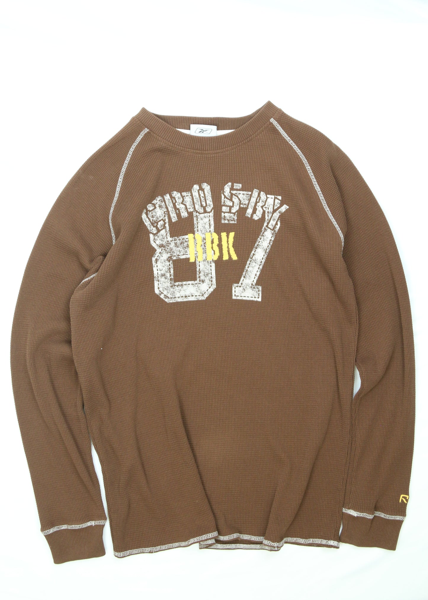 Men's Reebok Waffle Knit Thermal Long Sleeve Size Large