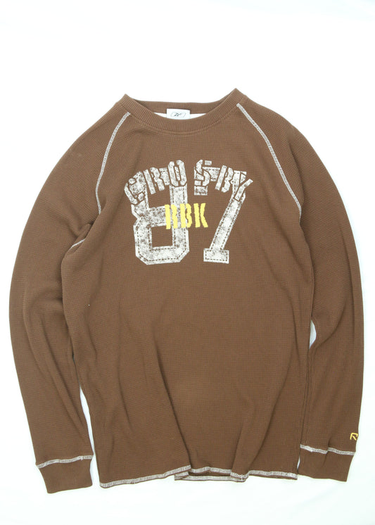 Men's Reebok Waffle Knit Thermal Long Sleeve Size Large