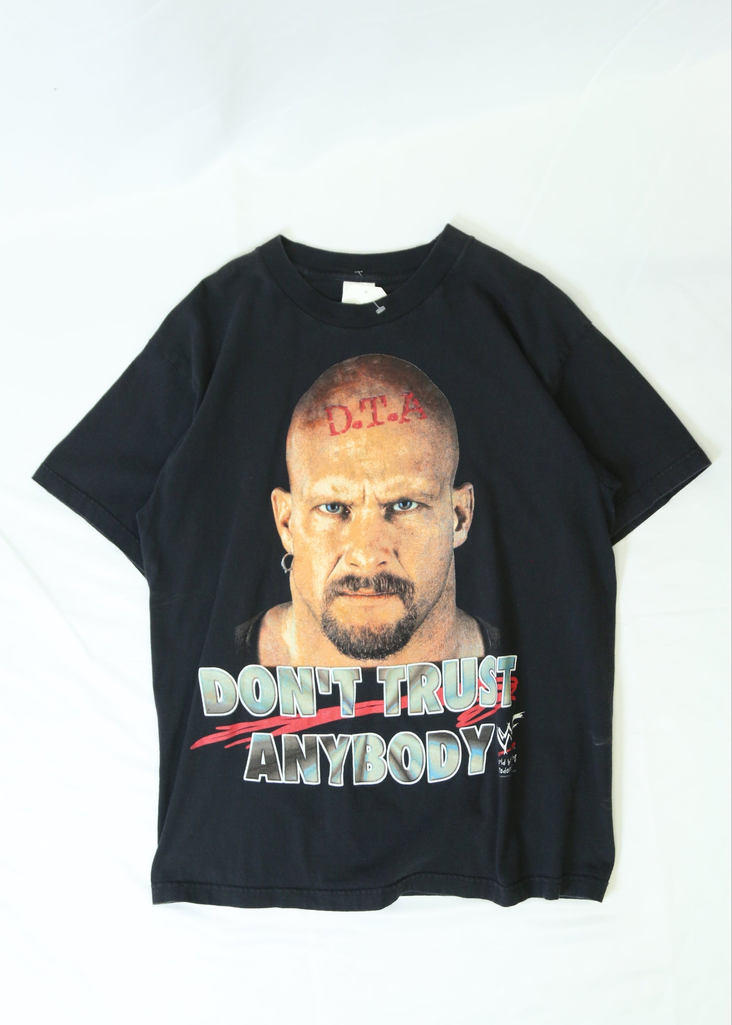 Men's Vintage WWF Stone Cold Steve Austin "Don't Trust Anybody" T-Shirt Size Large