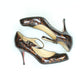 Women's Christian Louboutin Brown Patent Leather Tortoiseshell Mary Jane Heels Size 6