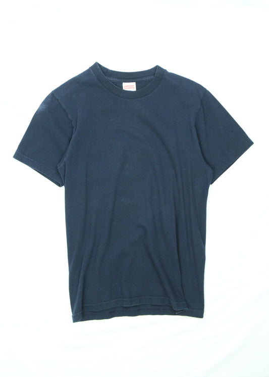 Men's Supreme Blank Navy Tee Size Small