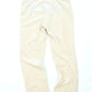 Womens Juicy Couture OG Big Bling Crystal Velour Track Pants Size Medium