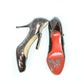 Women's Christian Louboutin Brown Patent Leather Tortoiseshell Mary Jane Heels Size 6
