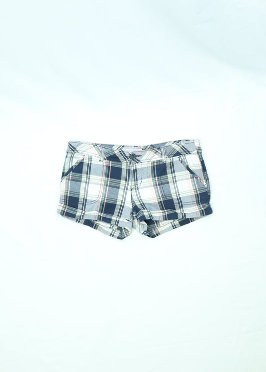 Women's Ardene Y2K Low-Rise Plaid Shorts Size 5