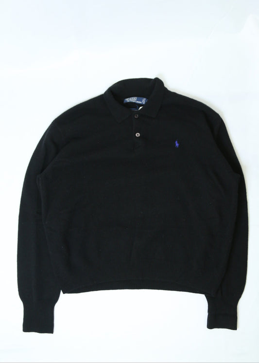 Men's Polo Ralph Lauren Knitted Polo Shirt Size 2XL