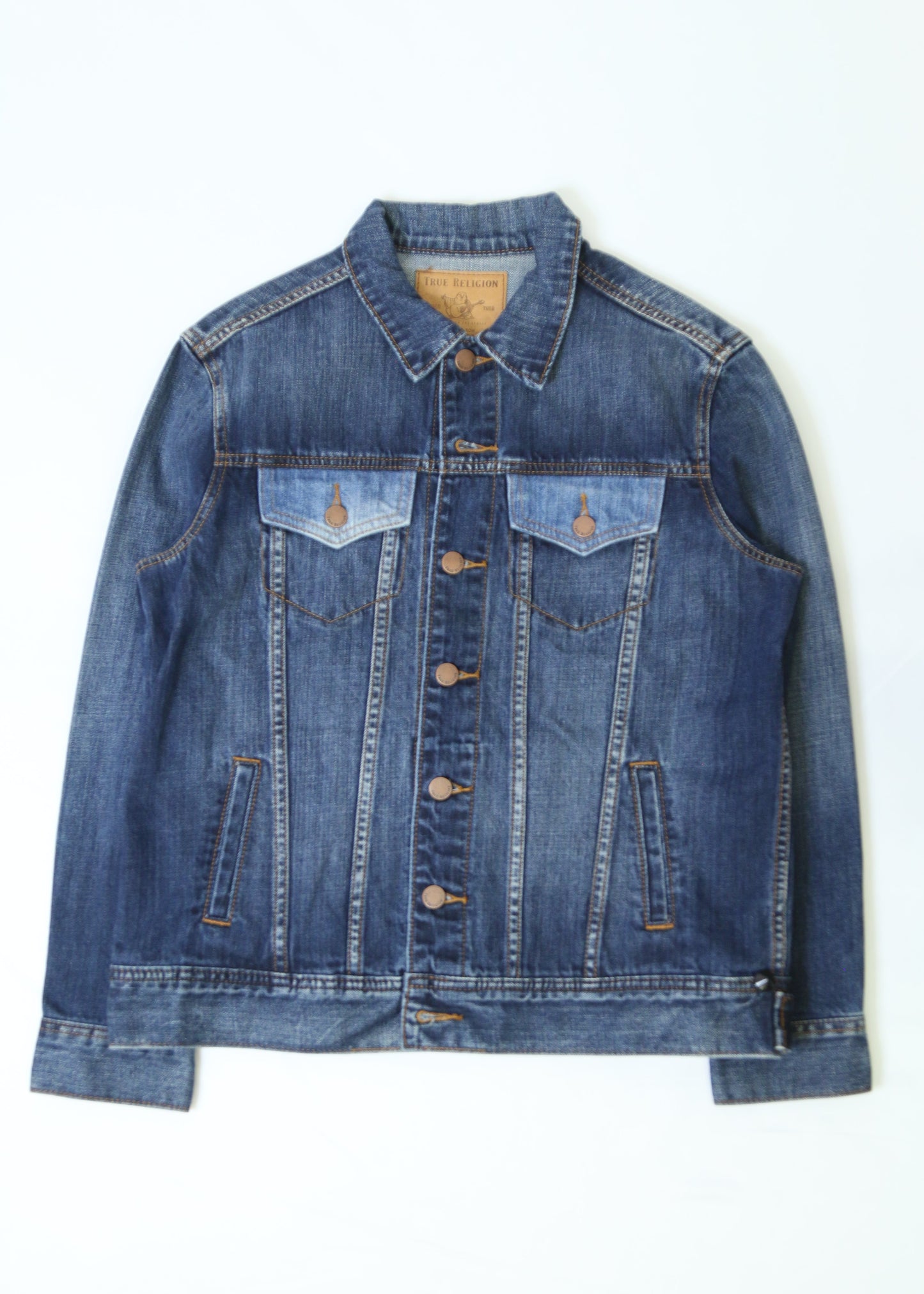 Men's True Religion Horseshoe Denim Jacket Size Small