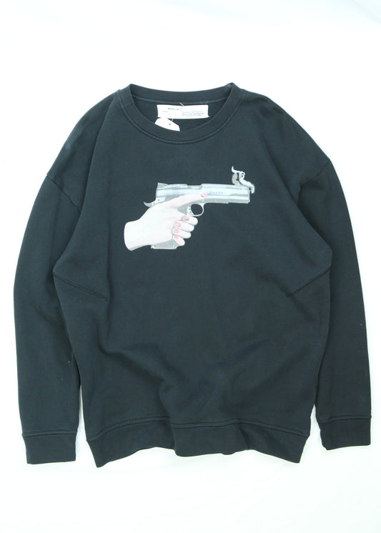 Men's Off-White Diana Gun Sweatshirt Size Small