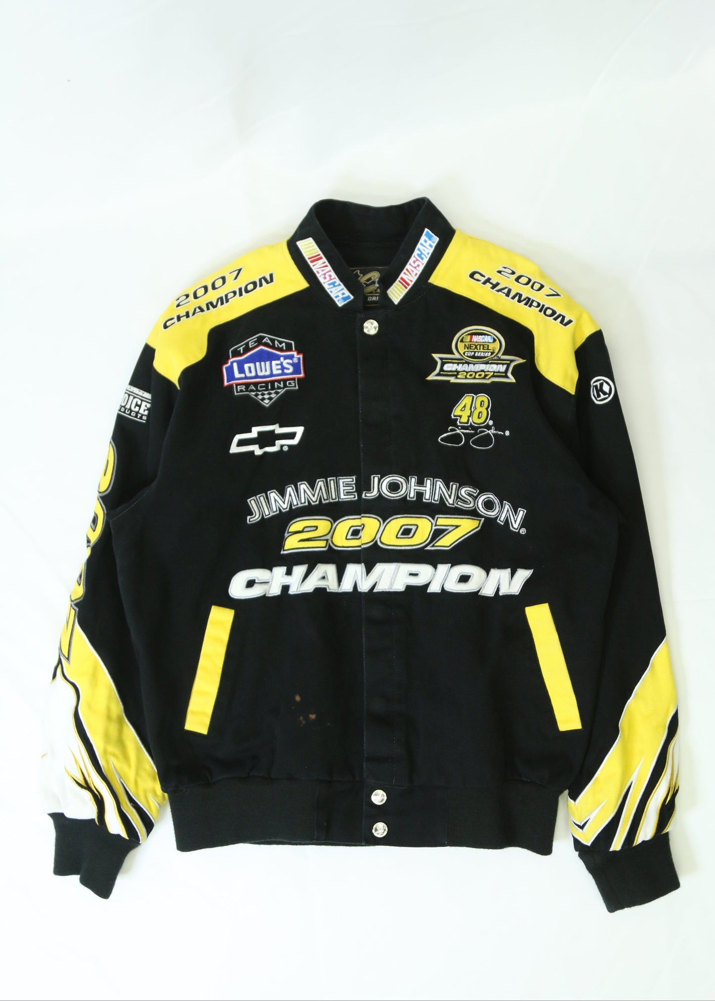 Men's Jimmie Johnson 2007 Nascar Racing Jacket Size Medium