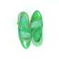 Women's Green Gucci Patent Leather Mary Jane Heels Size 5