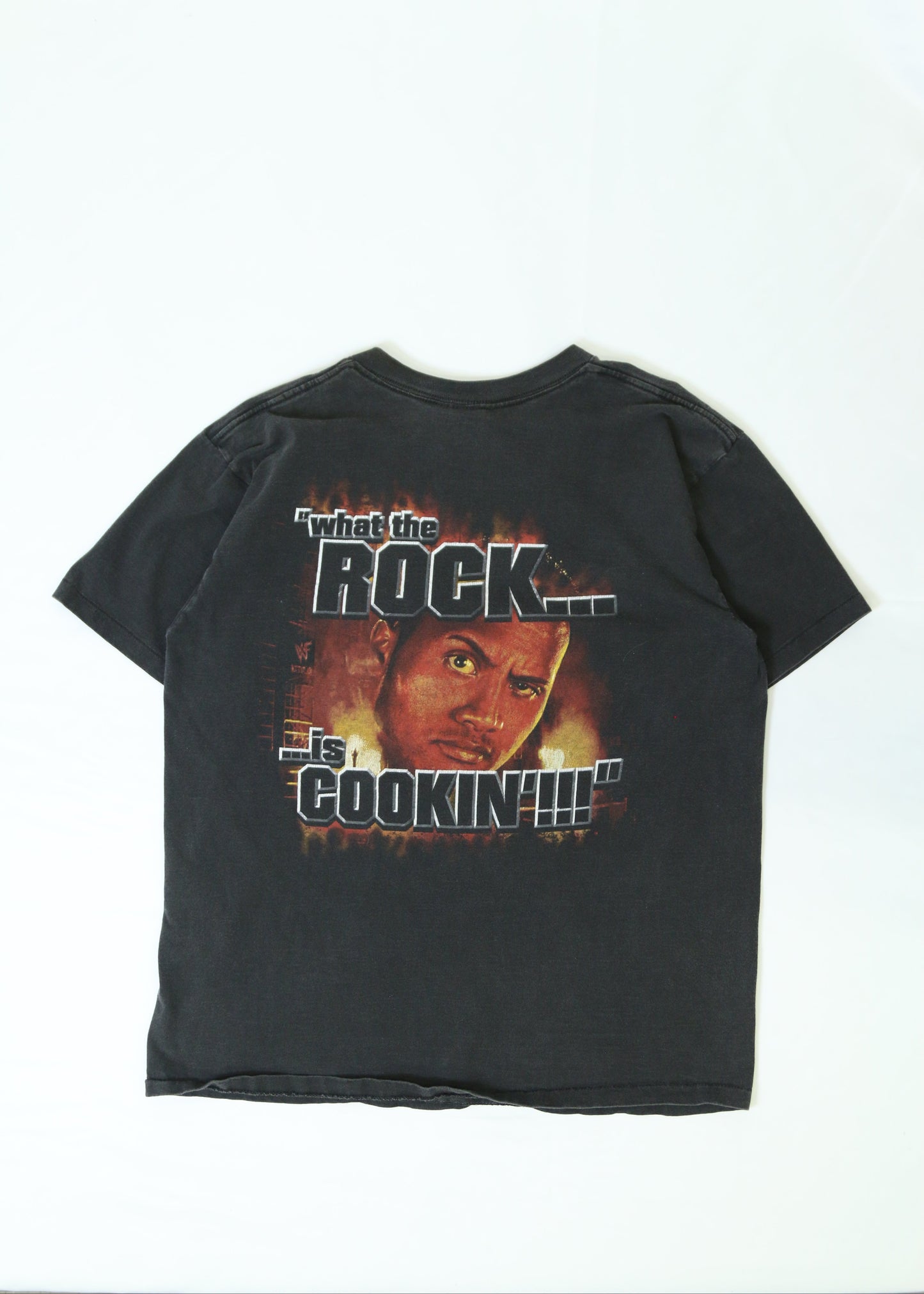 Men's Vintage 90s WWF The Rock T-Shirt Size Large