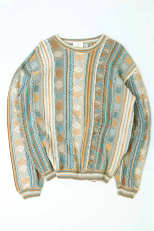 Men's Vintage London Fog Cable Knit Sweater Size XL