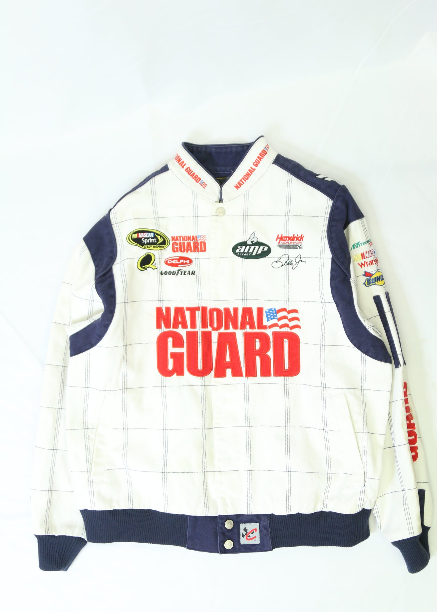 Men's Dale Earnhardt Jr. National Guard Nascar Racing Jacket Size Large