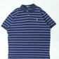 Men's Vintage Polo Ralph Lauren Striped Polo T-Shirt Size XL
