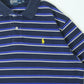 Men's Vintage Polo Ralph Lauren Striped Polo T-Shirt Size XL
