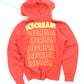 Men's Red Billionaire Boys Club (BBC) ICECREAM Zip Up Hoodie Size Medium