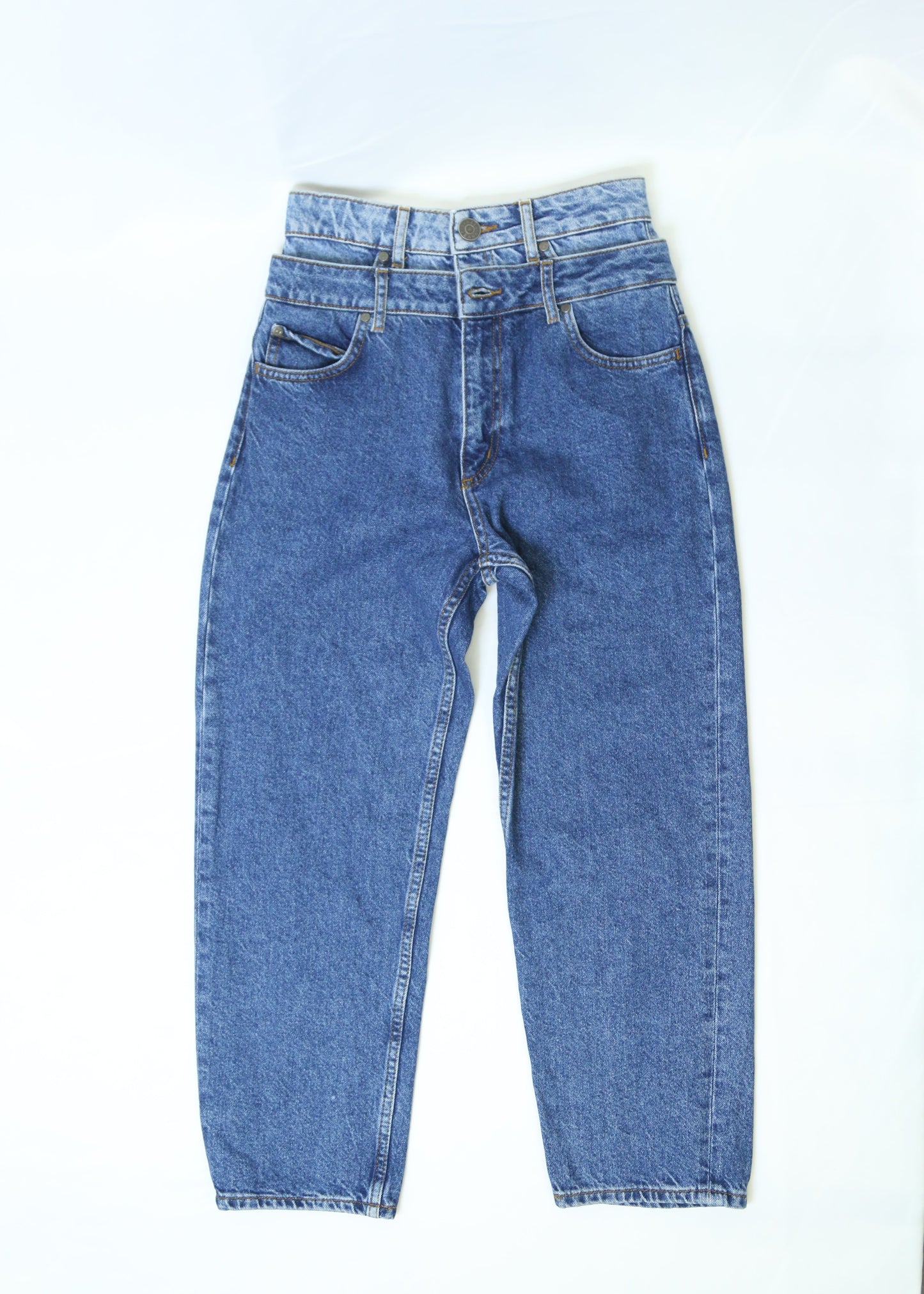 Women's Sandro Double Waistband Boyfriend Jeans Size 24"