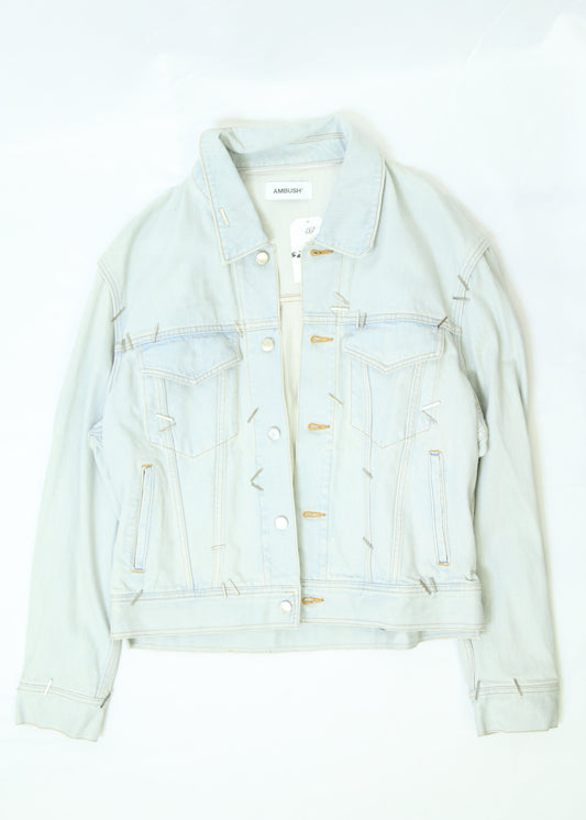 Men's Ambush Riders Light Wash Denim Jacket Size Medium
