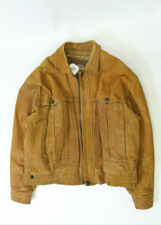 Men's Adventure Bound Suede Leather Jacket Size Large